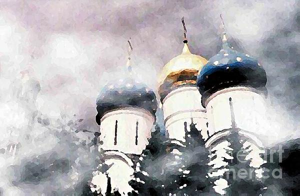 New artwork for sale! - 'Onion Domes in the Mist' - fineartamerica.com/featured/onion… @fineartamerica