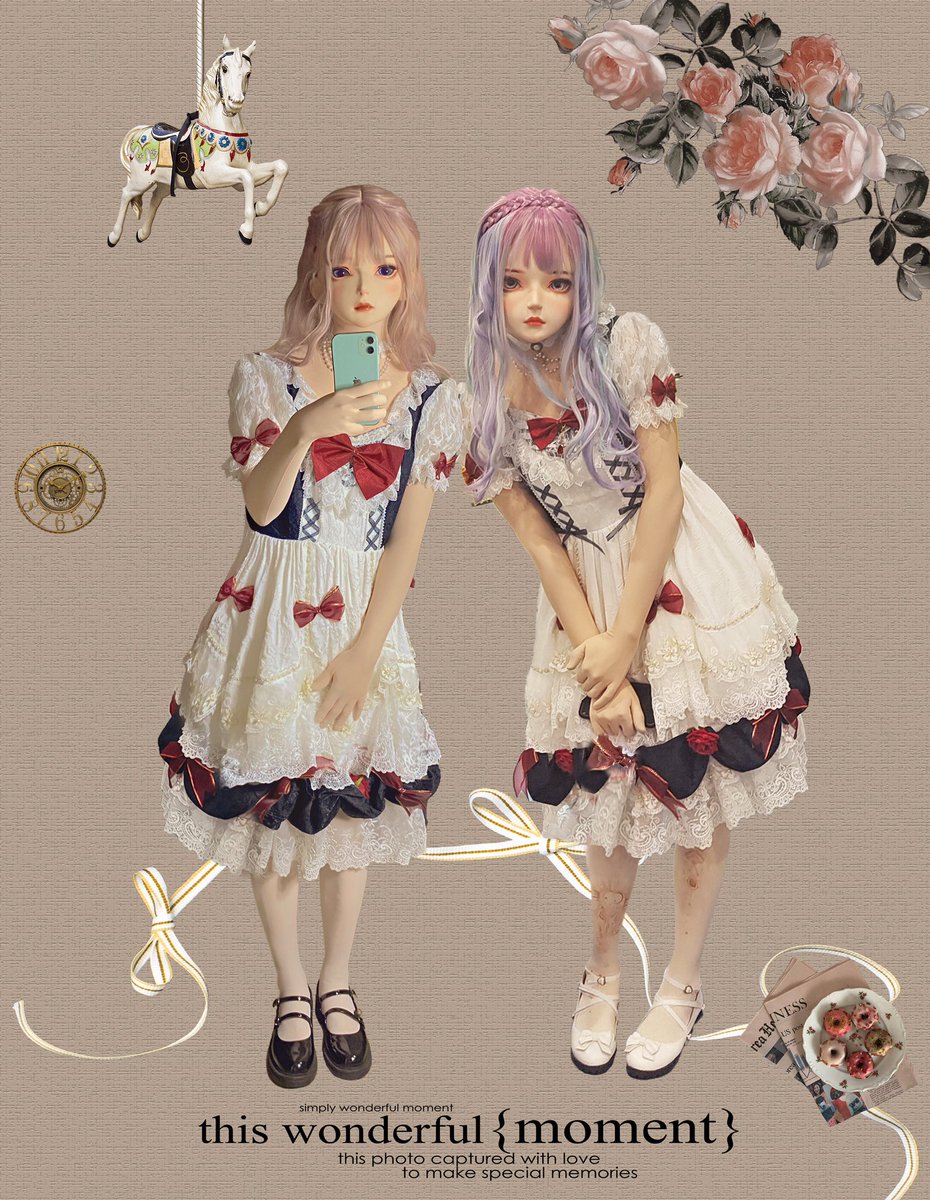 Doris____1's tweet photo. 🧚‍♀️双子🧚‍♀️
    🌟🌟

@xiajing_XN  @Doris____1 

#kig #kigurumi #Lolita #着ぐるみ https://t.co/z1nQFHYVye