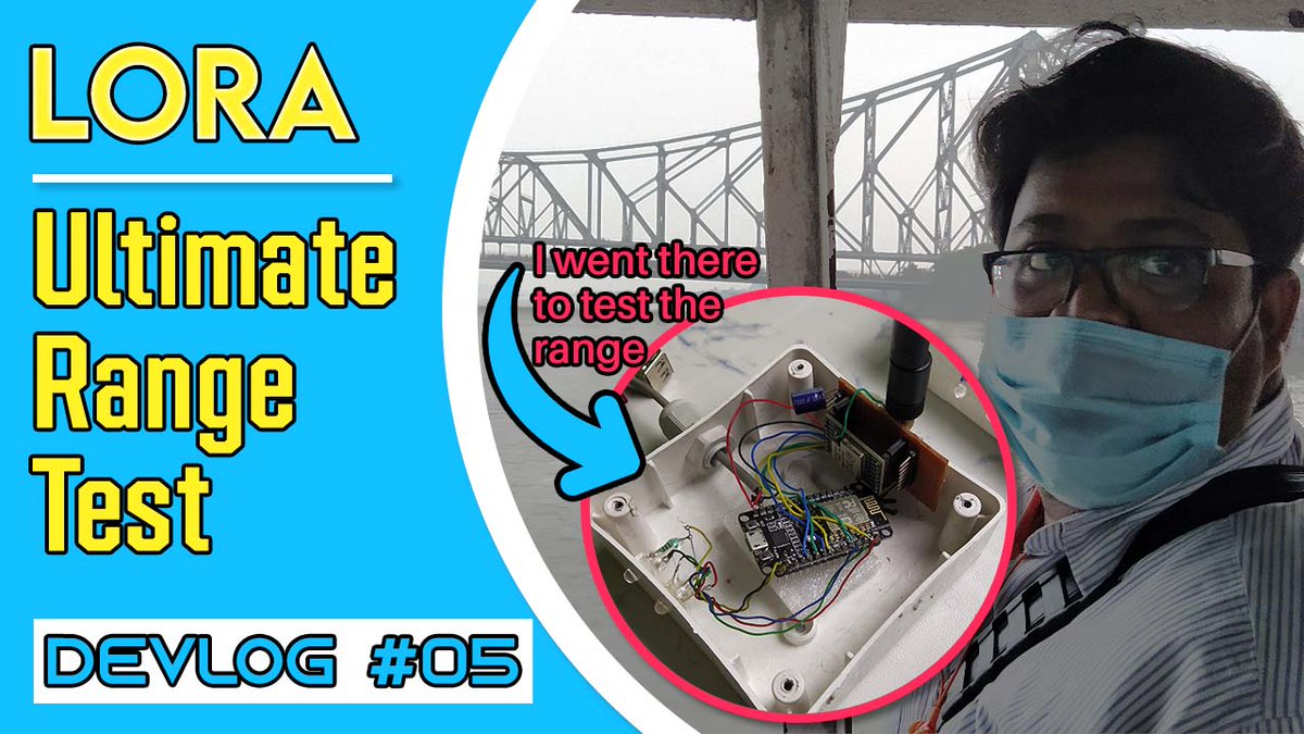 BoseProgrammer's tweet image. LORA Ultimate Range Test | 2 KM Range Tested youtu.be/NfRLnLl7BPQ via @YouTube 
#lora #iot #internetofthings #Arduino #esp8266