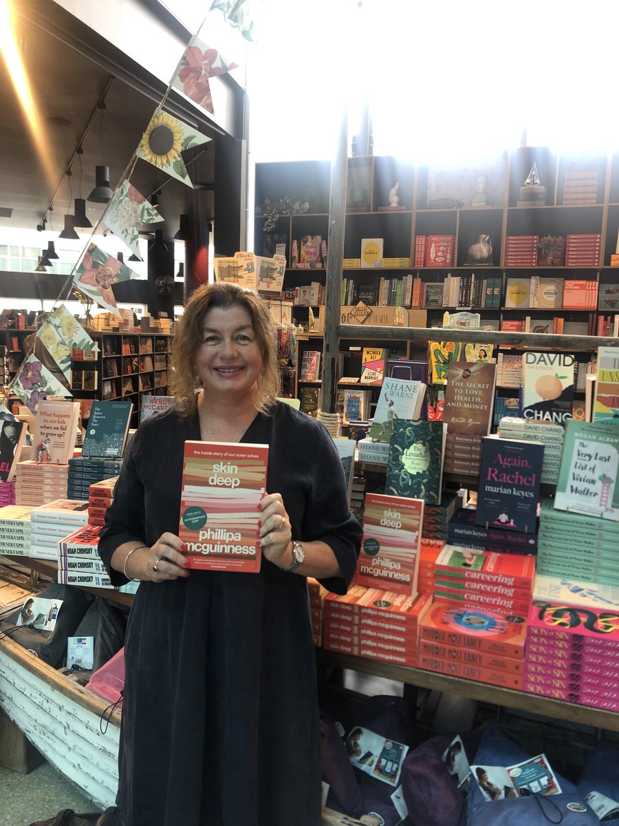 Author Phillipa McGuinness was at our Bondi store this morning to sign copies of her new book 'Skin Deep'. Available both online and instore.