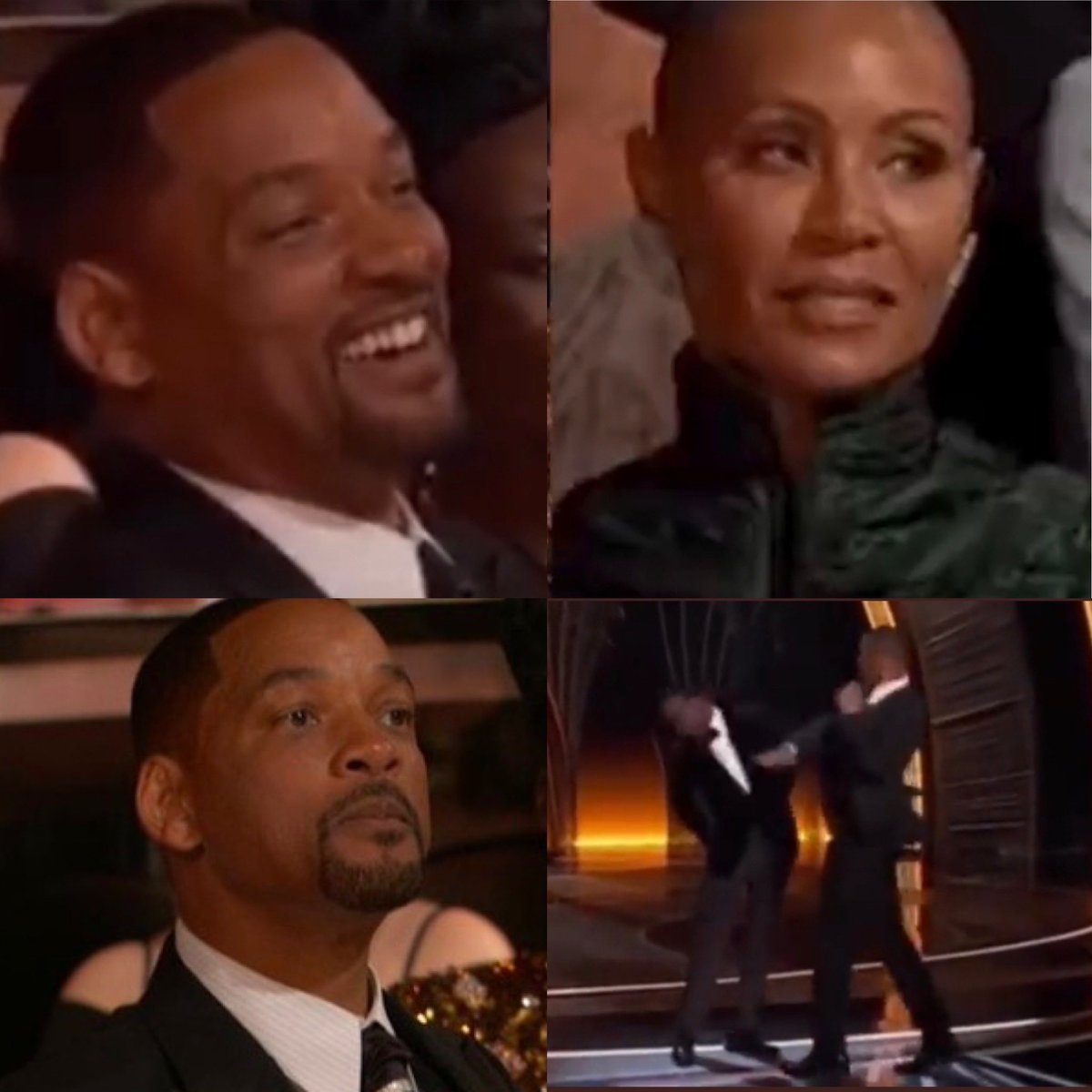 The Joke. The Look. The Oh Shit. The Correction. #Oscars #Oscars2022 Will Smith vs Jada Sm… Chris Rock!