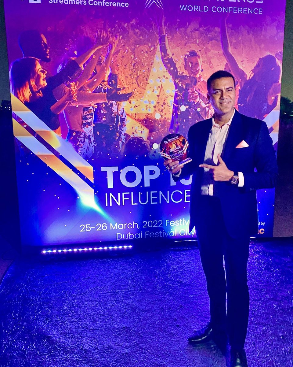 WadhwaSushil's tweet photo. As an #Entrepreneur #Influencer I’m honored to share that I won the #Top100Influencer at the #WorldLiveStreamersConference held at #Dubai from 25-26 Mar, 2022 at #FestivalArena #DubaiFestivalCity It is truly a privilege to be recognized at the #Top100InfluencersAwards https://t.co/oaT5t1fTaI