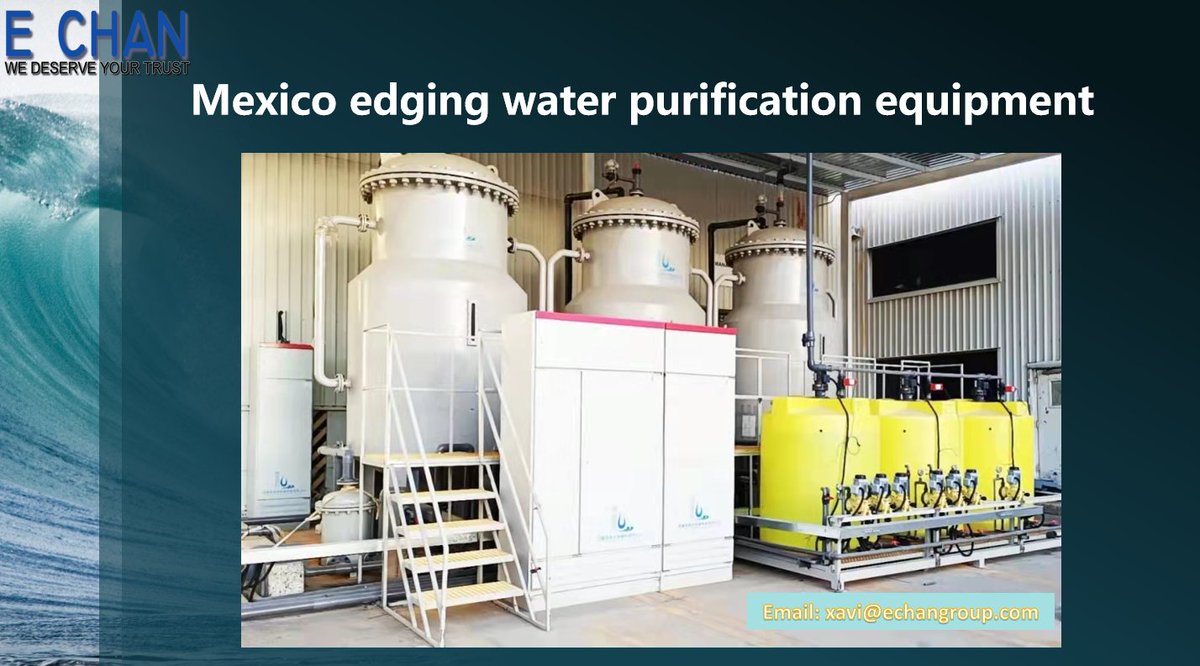 Xxxavilau's tweet image. Water treatment system cases share in Mexico
#glassprocessing
#ceramicprocessing
#watertreatment
#Mexico
#waterequipment
 xavi@echangroup.com