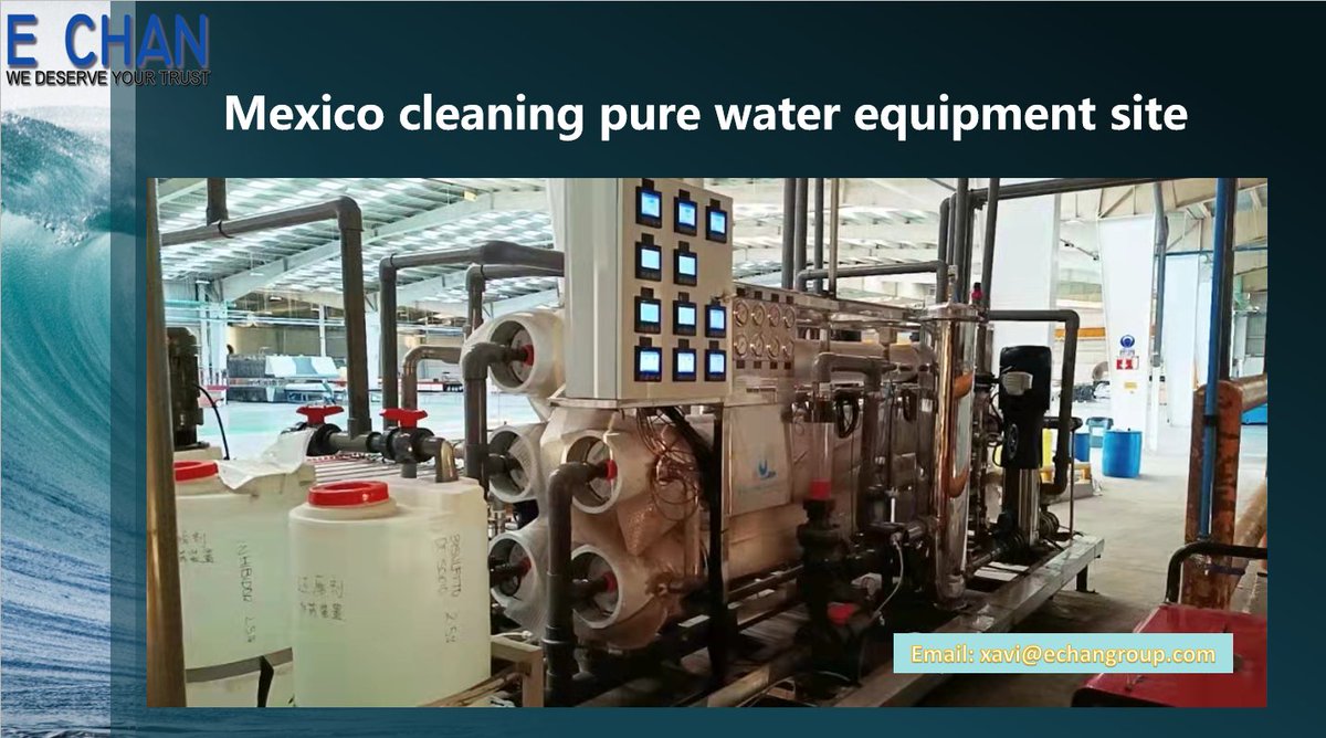 Xxxavilau's tweet image. Water treatment system cases share in Mexico
#glassprocessing
#ceramicprocessing
#watertreatment
#Mexico
#waterequipment
 xavi@echangroup.com