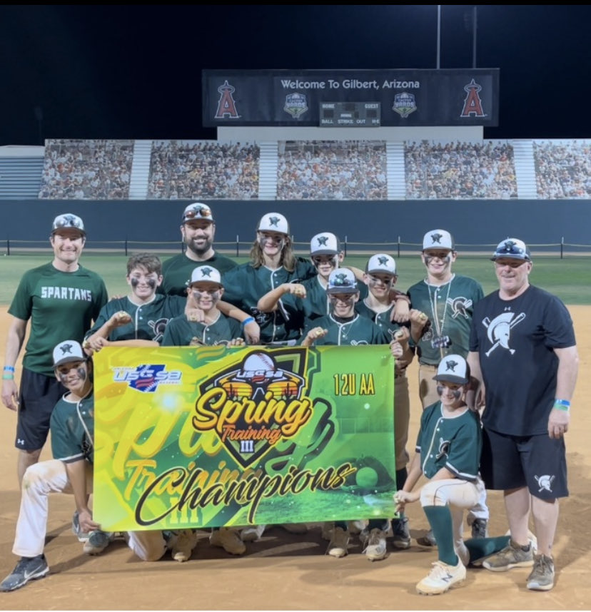 Great weekend for 11u Green and 12u Green on winning the Arizona USSSA Spring Training tourney. Way to battle boys!