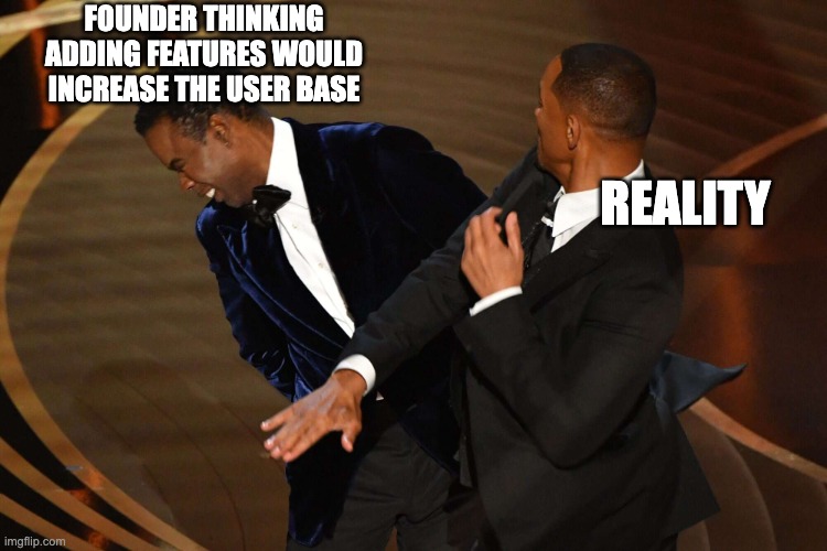 ankoornagargoje's tweet photo. When the reality hits the startup founder😂

#memes #startupmemes #startup #TechWorldIndia22  #technology #saas #Entrepreneurs #entrepreneur https://t.co/rigkZKnt13