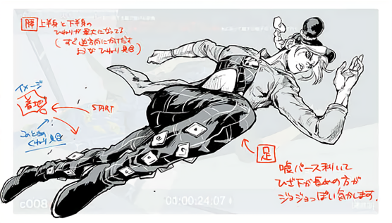 JoJo's Bizarre Encyclopedia on X: STONE OCEAN Opening Concept Art