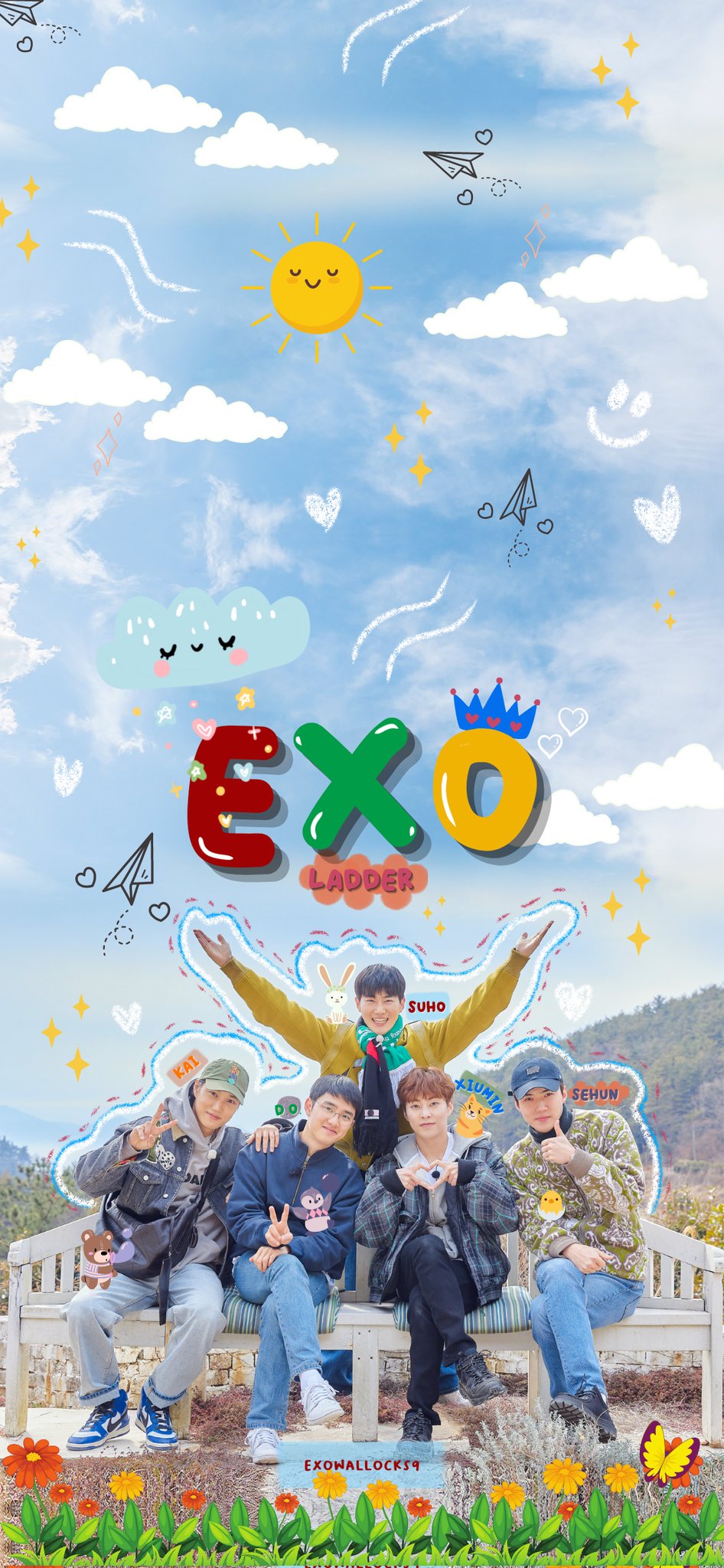 EXO wallpaper / Lockscreen / Background Twitter @EXOWallpapers