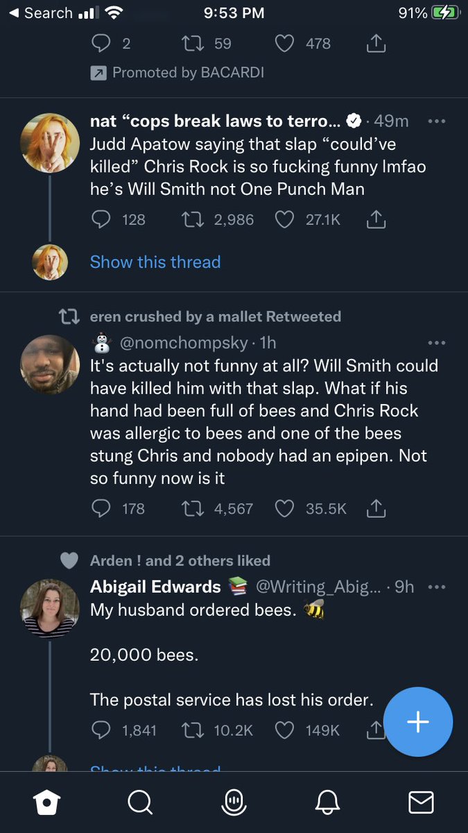 itlepip's tweet image. The will smith bee heist movie in 3 tweets