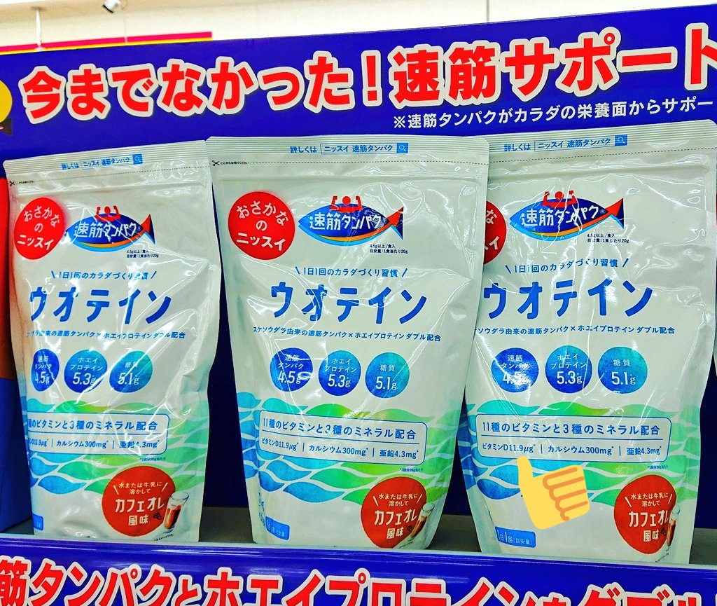 毎日がバーゲンセール ニッスイ速筋タンパクプロティン 2袋 tdh