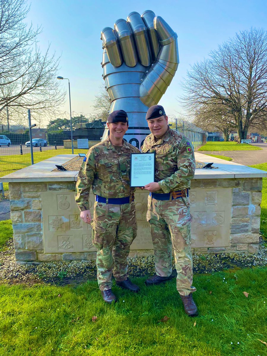 RSM_QDG's tweet photo. Congratulations to LCpl L being awarded top student of the RAC Junior Commanders Course in Bovington

When not in kit , LCpl L plays rugby for the Combined Services &amp; Army

A great example of work hard, play hard

Da iawn! 🏴󠁧󠁢󠁷󠁬󠁳󠁿

@ArmySgtMajor @CO_QDG @ArmyRugbyLeague @RAC_Corps_SM https://t.co/xLrGulHpyj