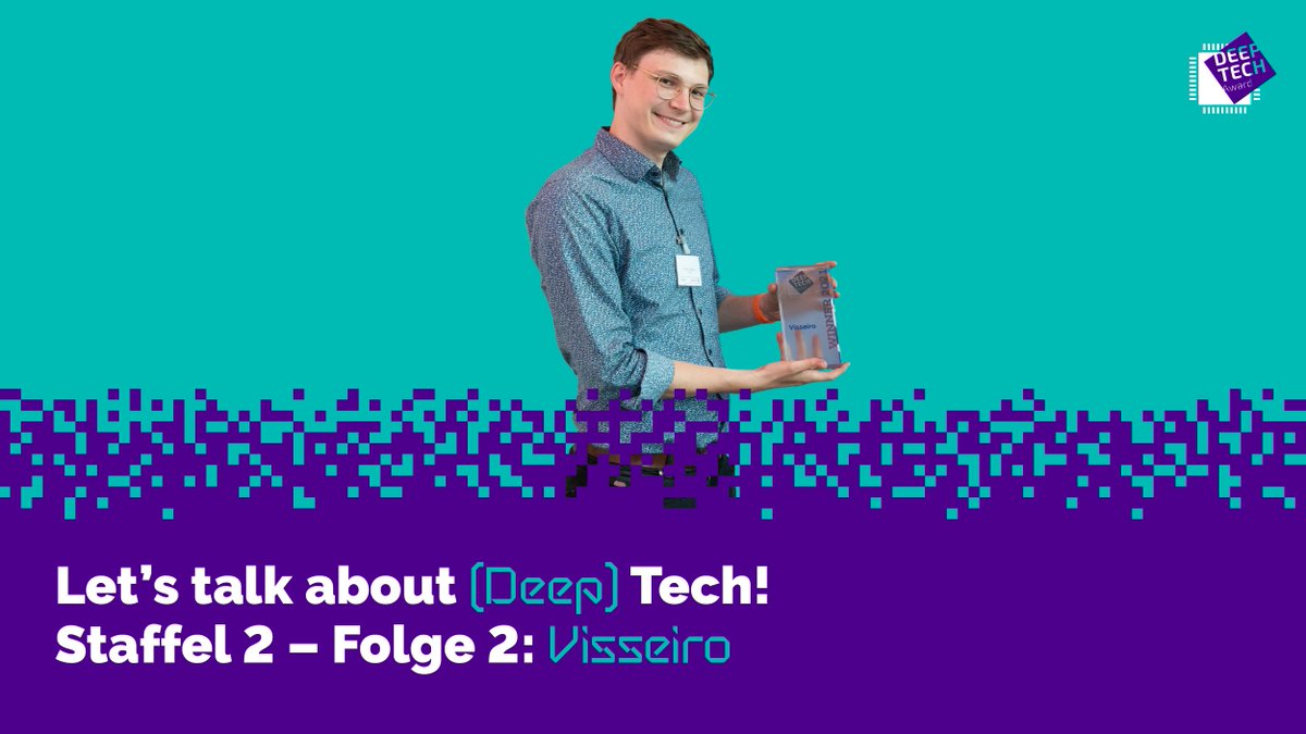 deeptechberlin's tweet photo. Zum Wochenstart gibt's eine Folge unseres Let's talk about (Deep) Tech!-Podcasts! 🤩 Diesmal ist Pirmin, Mitgründer von @visseiro, Gewinner in der Kategorie #socialtech #sustainabletech dabei. Jetzt reinhören. 👉 https://t.co/z9p2mJJLDt
#DeepTechBerlin #DeepTechAward21 @knnktv https://t.co/ww555btpPm