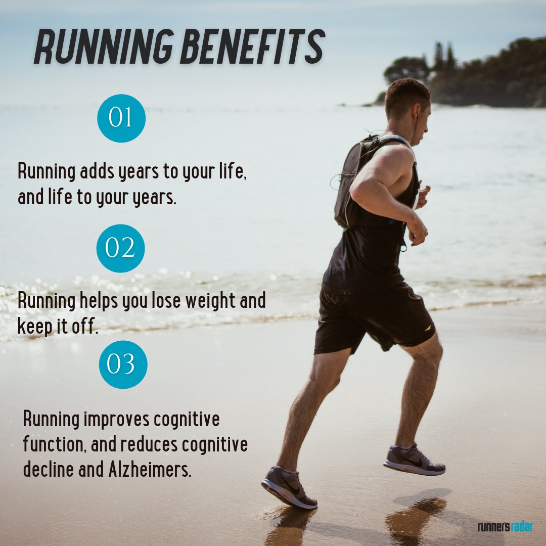 Just incase you were putting off that Monday run, here are some reasons that may convince you to put those running shoes on👟🏃‍♂️