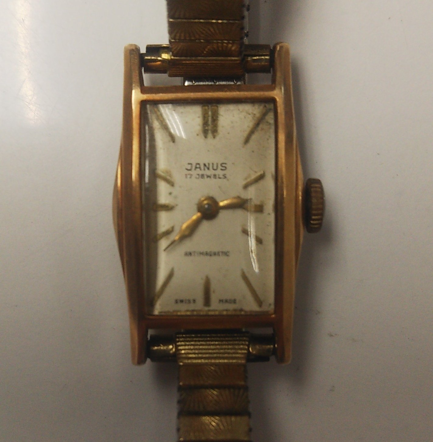 JANUS SWISS レディース 腕時計 18K 金無垢 手巻き JANUS SWISS レディース 腕時計 18K 金無垢 手巻き（Swiss Made