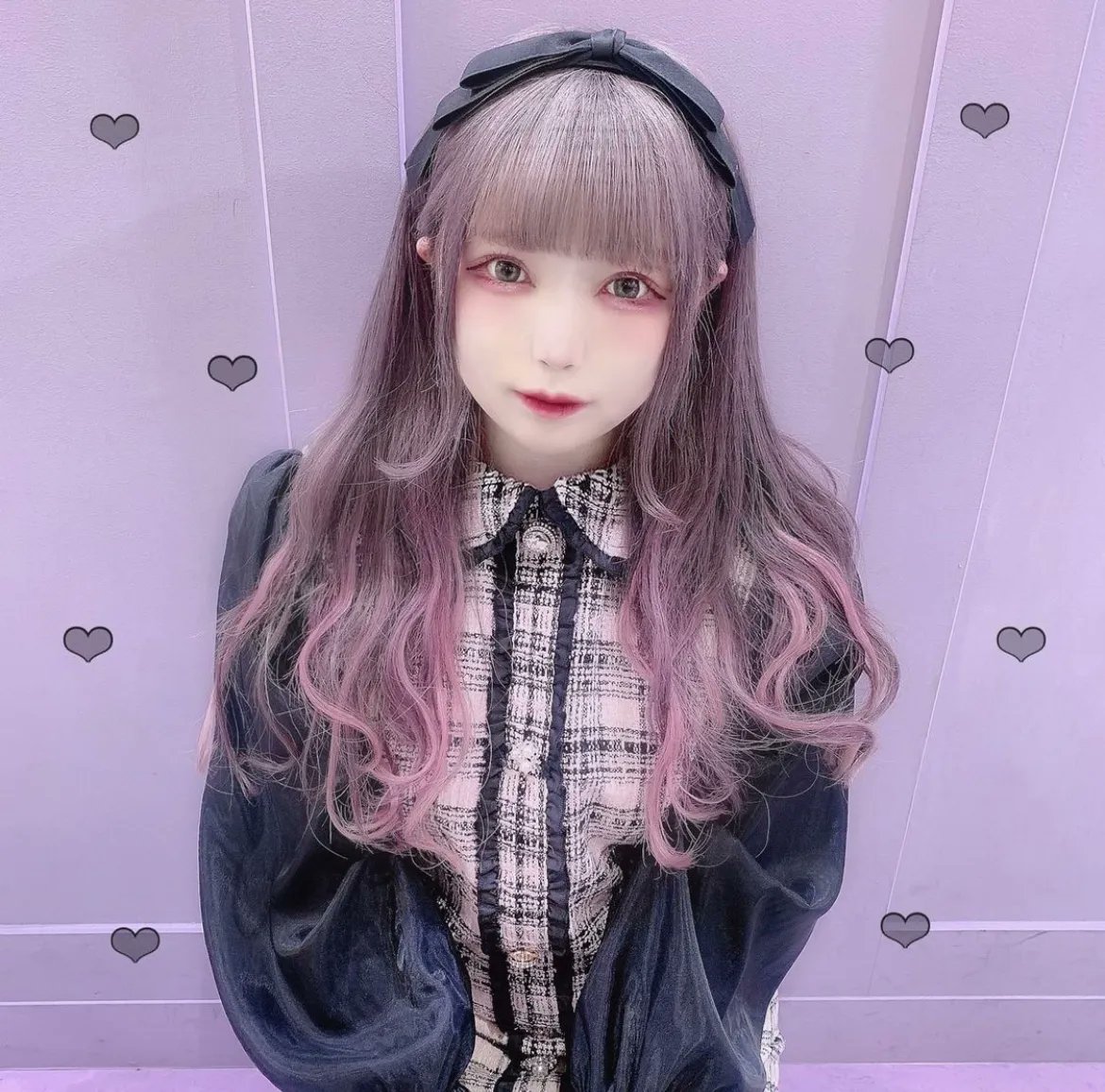 フェラガモ カチューシャ ブラック　量産型 地雷 DIOR好きさんに Princess Melody】クラウン×パールチェーンりぼんカチューシャ