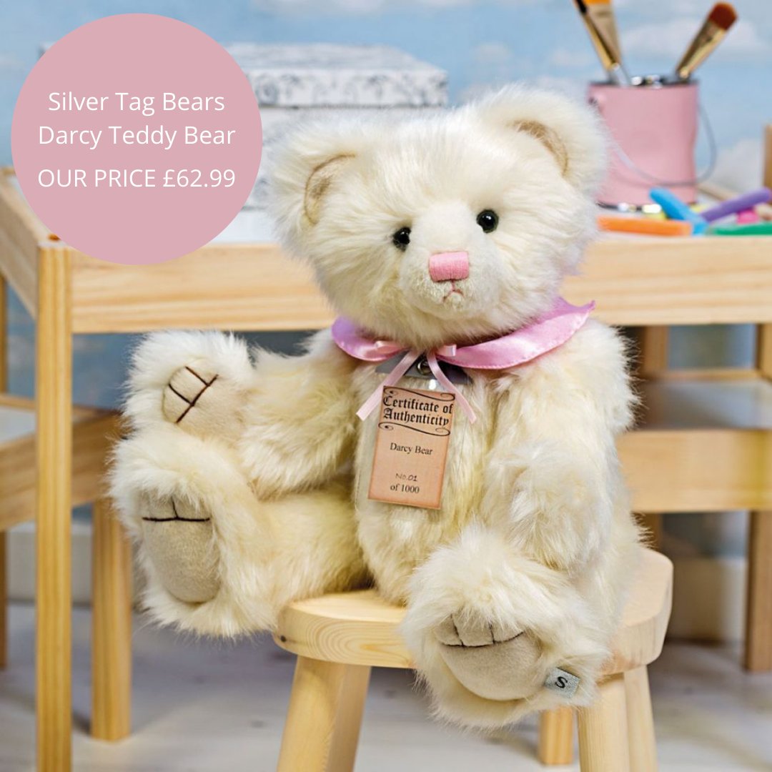 Teddybearland's tweet photo. Our cute Silver Tag bear, Darcy, is still available!
https://t.co/ZFxJyKWM0t
#teddybearland #silvertag #teddybear #Suki #SilverTagBears #CollectibleBears #PlushToys https://t.co/cVhOfeIu6D