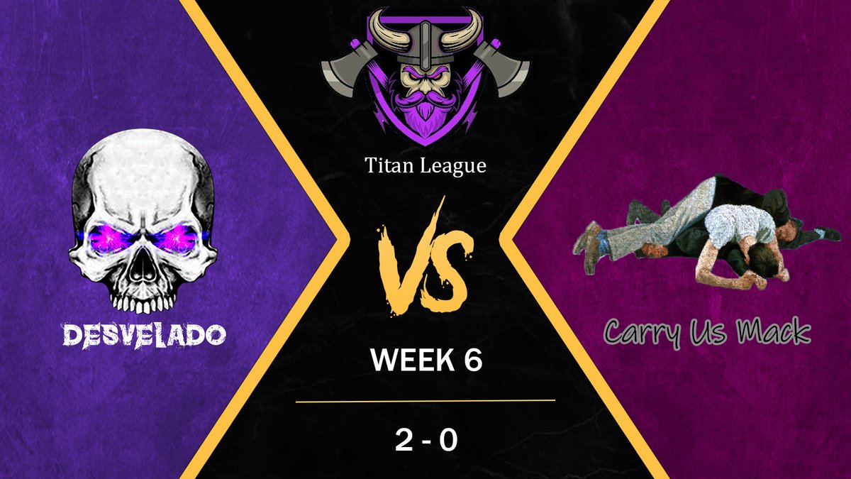 DesveladoGaming's tweet photo. Smite Titan League
Week - 6

Desvelado Vs Carry Us Mack https://t.co/goVayLsDK1