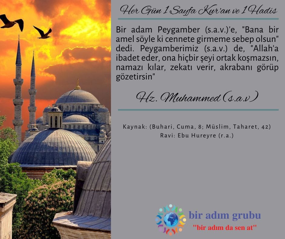 _biradim_'s tweet photo. Her Gün 1 Sayfa Kur'an ve 1 Hadis
#biradımgrubu #hadis #pazartesi #cennete #götüren #ameller https://t.co/JDFIv8guZB