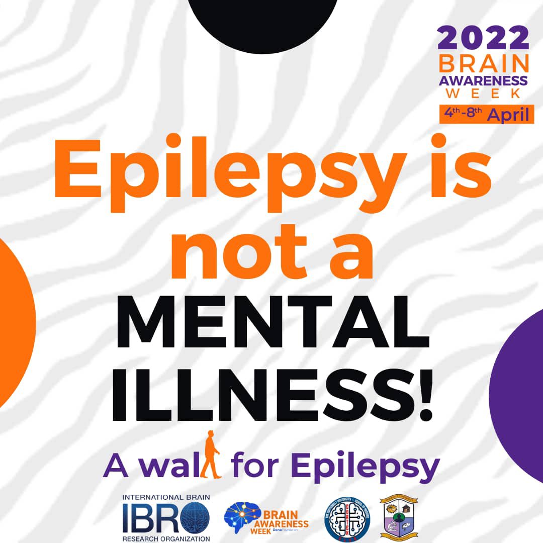 7 days to BAW! Want to find out how you can support us? Get in touch!  DYK Epilepsy is not a mental illness? How we classify health issues determines how we treat them. 🙌🏿