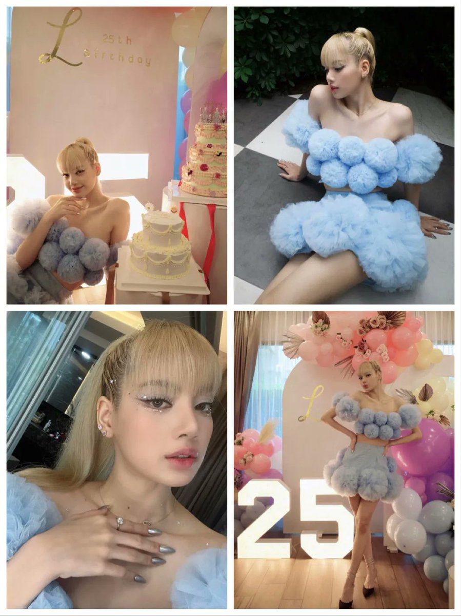 spinorbinmusic's tweet photo. BLACKPINK’s Lisa celebrates her 25th birthday in style. 🔥 https://t.co/00WOUrA2bN