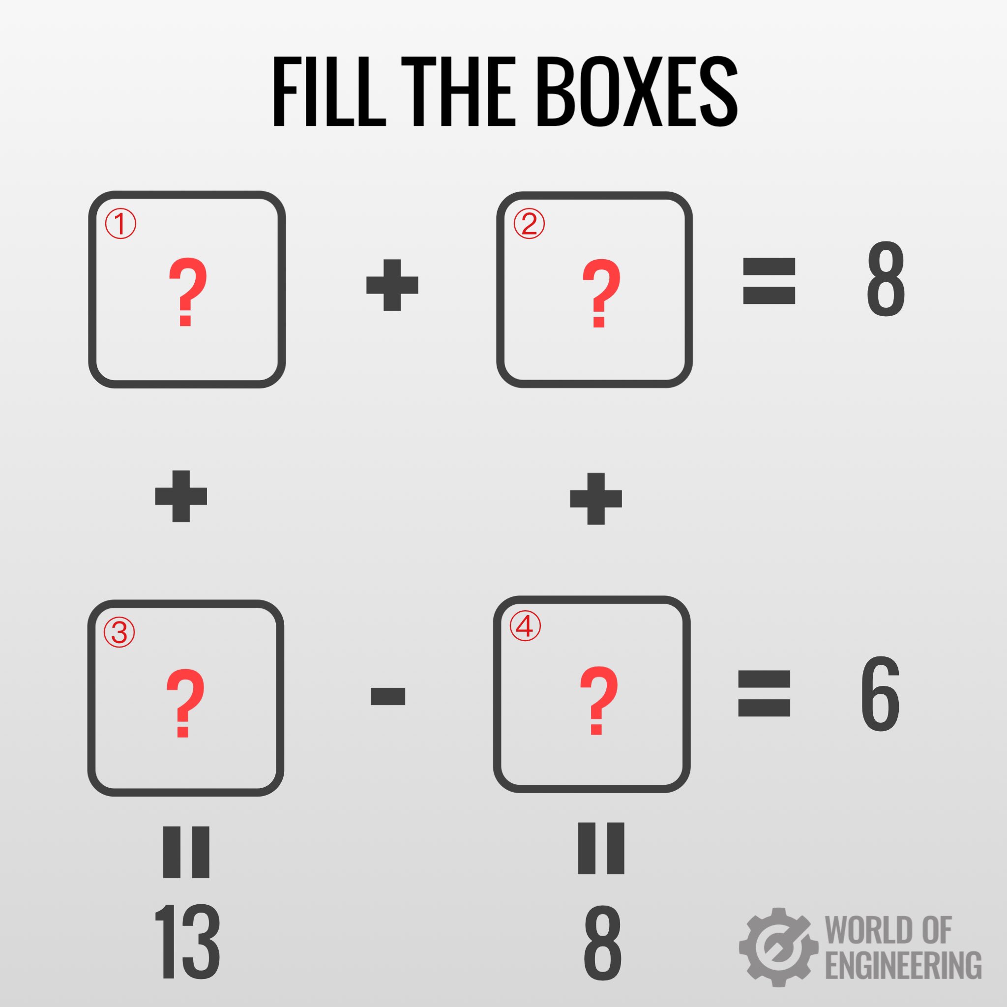World Of Engineering Math Puzzle Fill The Boxes T Co Ptuabwpljl Twitter World Of Engineering Math Puzzle Fill The Boxes T Co Ptuabwpljl Twitter