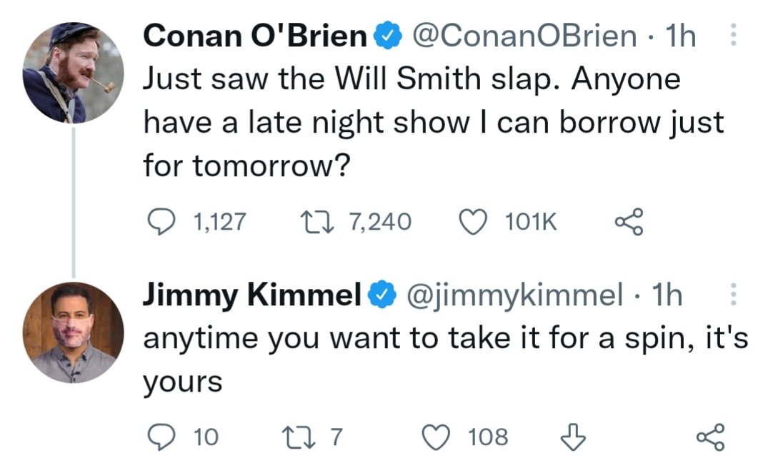 Ajoy_Barretto's tweet photo. You just know these comedians ain't gonna take this insult lying down. 
#WillAndChris #Oscars https://t.co/1PzpLGgaiF