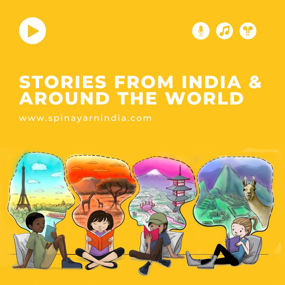SpinAYarnIndia's tweet photo. At Spin-A-Yarn, our mission is to capture and present the world’s story telling creativity, indigenous knowledge, and precious culture, directly from the mobile phone and bring it to children. https://t.co/nOzXlH3GrG