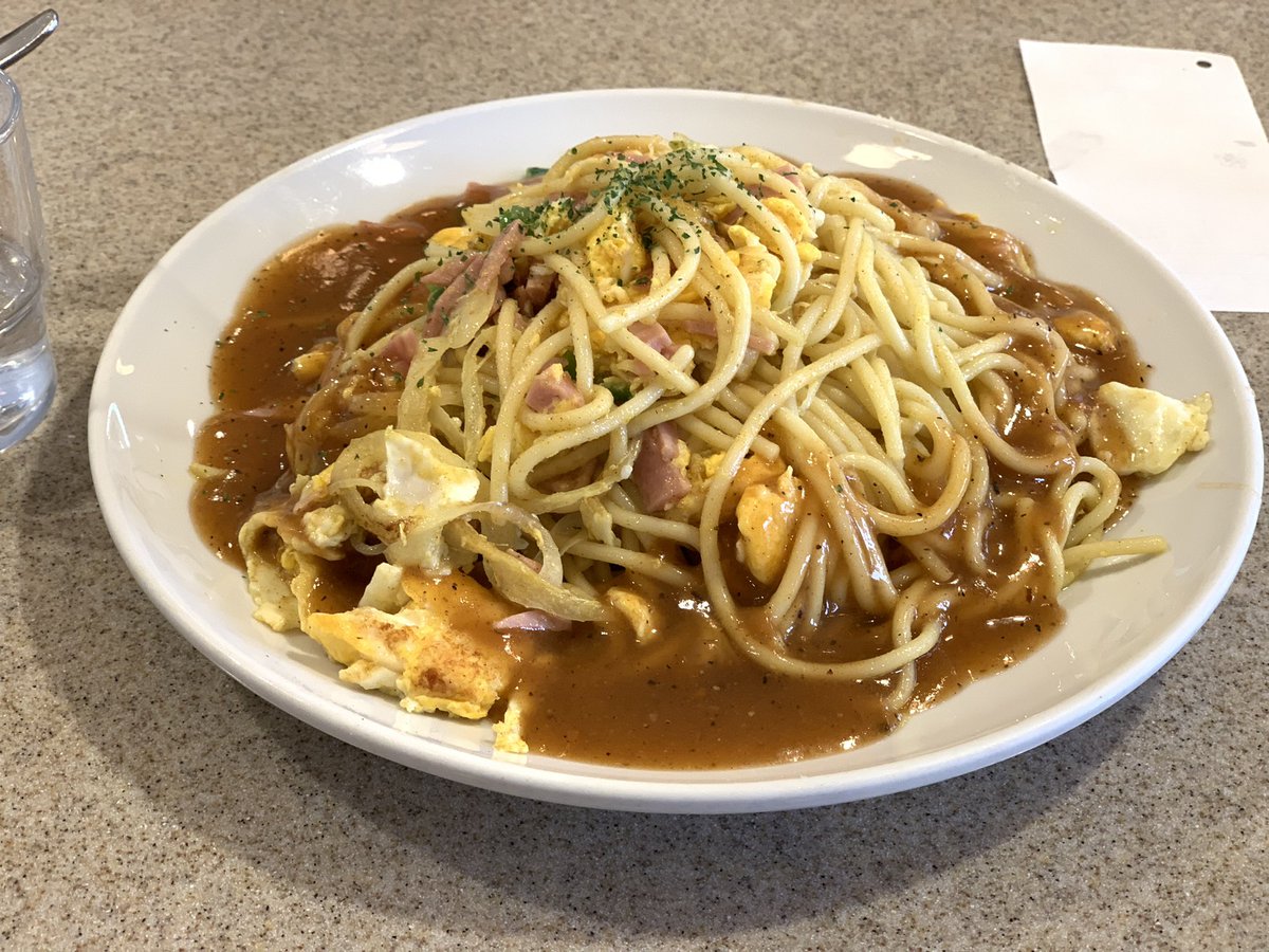 reiichi1024's tweet photo. まだ3月だけど、お先にシガツをいただきましたよ、っと。
(あんかけスパゲッティ界隈での鉄板ネタ)
マジでバカみたいにうまい!
嫌な気分を一掃してくれるぜぃ!
#あんかけスパゲッティ
#あんスパ #anspa https://t.co/jB3XjrGfWw