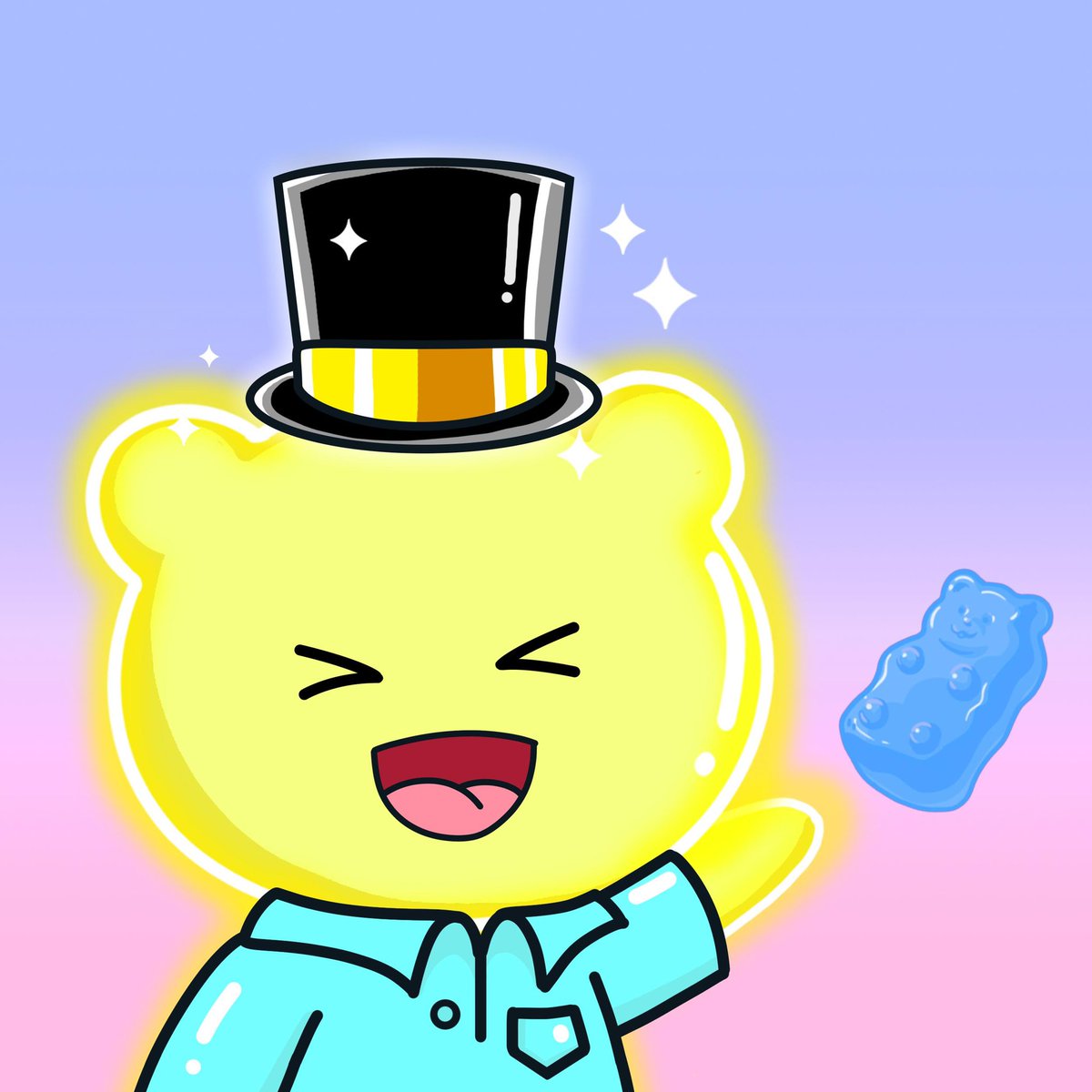 🎩 Gentleman Gummies 

🌈 He will pick yummy roles from all interactions 🍯