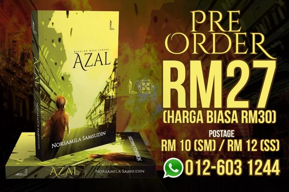 Tahniah penulis <a href="/Norsamila/">norsamilasamsudin</a> Samsudin atas kelahiran novel kedua bersama keluarga MS.

Azal, sebuah novel kembara-masa yang mendebarkan. Hubungi terus penulis di  wasap.my/60126031244/pr… untuk menempah salinan anda.