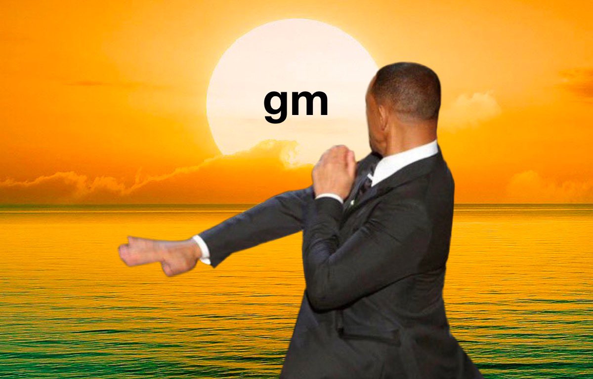 gm ✌️
#Oscars #whatjusthappened