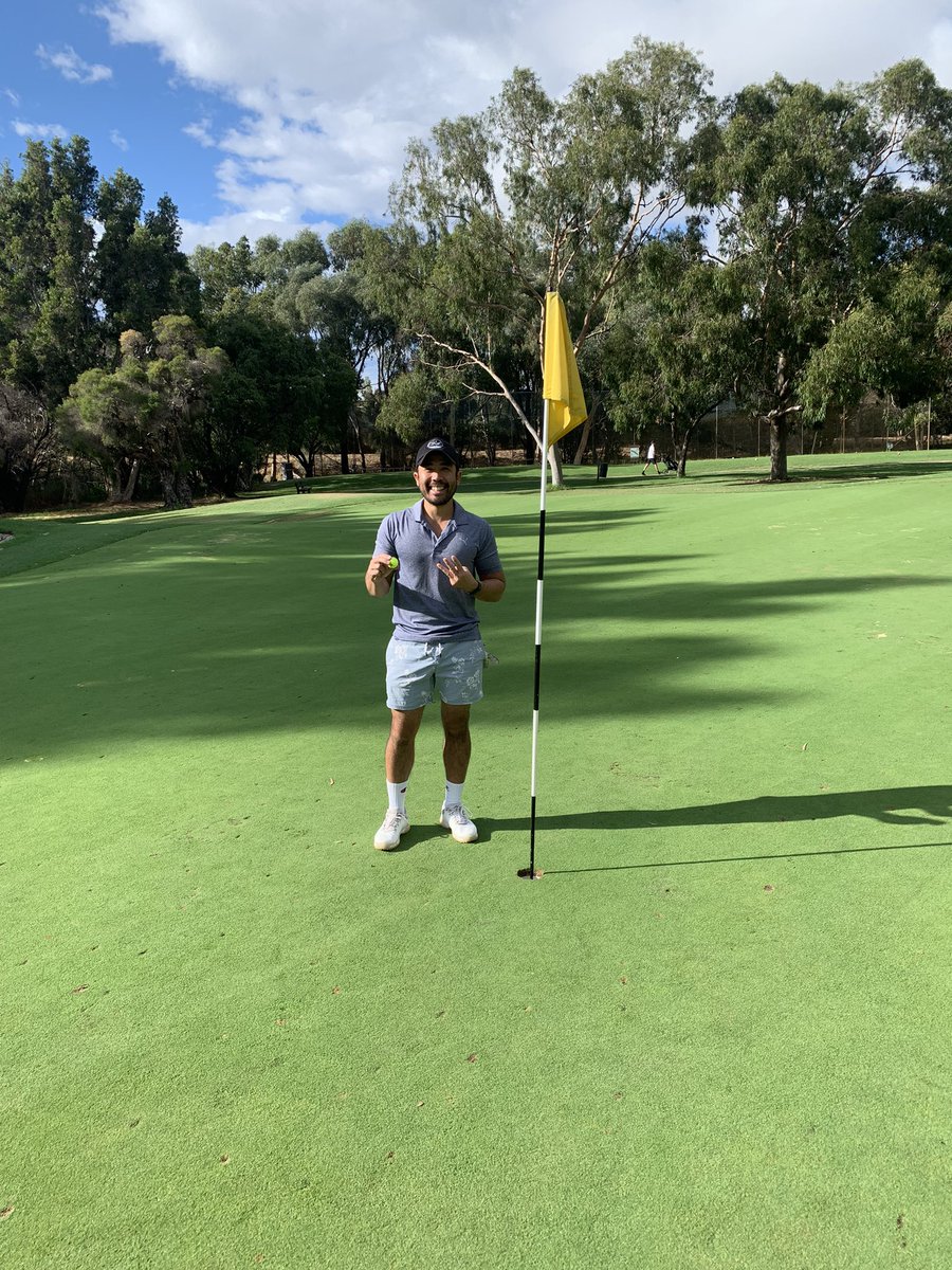 2nd hole out #eagle. Par 5, 89m. How good is #golf !!! #mizunogolf #australia