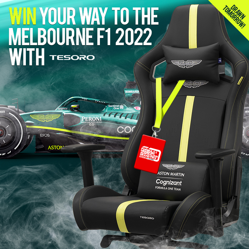 Scorptec's tweet image. 𝗚𝗜𝗩𝗘𝗔𝗪𝗔𝗬: Thanks to Tesoro, we're giving you the chance to #WIN 1 of 4 Race Day passes to the Melbourne F1 next Sunday! 𝗧𝗢 𝗘𝗡𝗧𝗘𝗥:

- Follow @Scorptec + @tesorotec on Twitter,
- Like &amp;amp; Re-Tweet this post!

Drawn tomorrow!

#Tesoro #AstonMartinF1 #Melbourne #F1