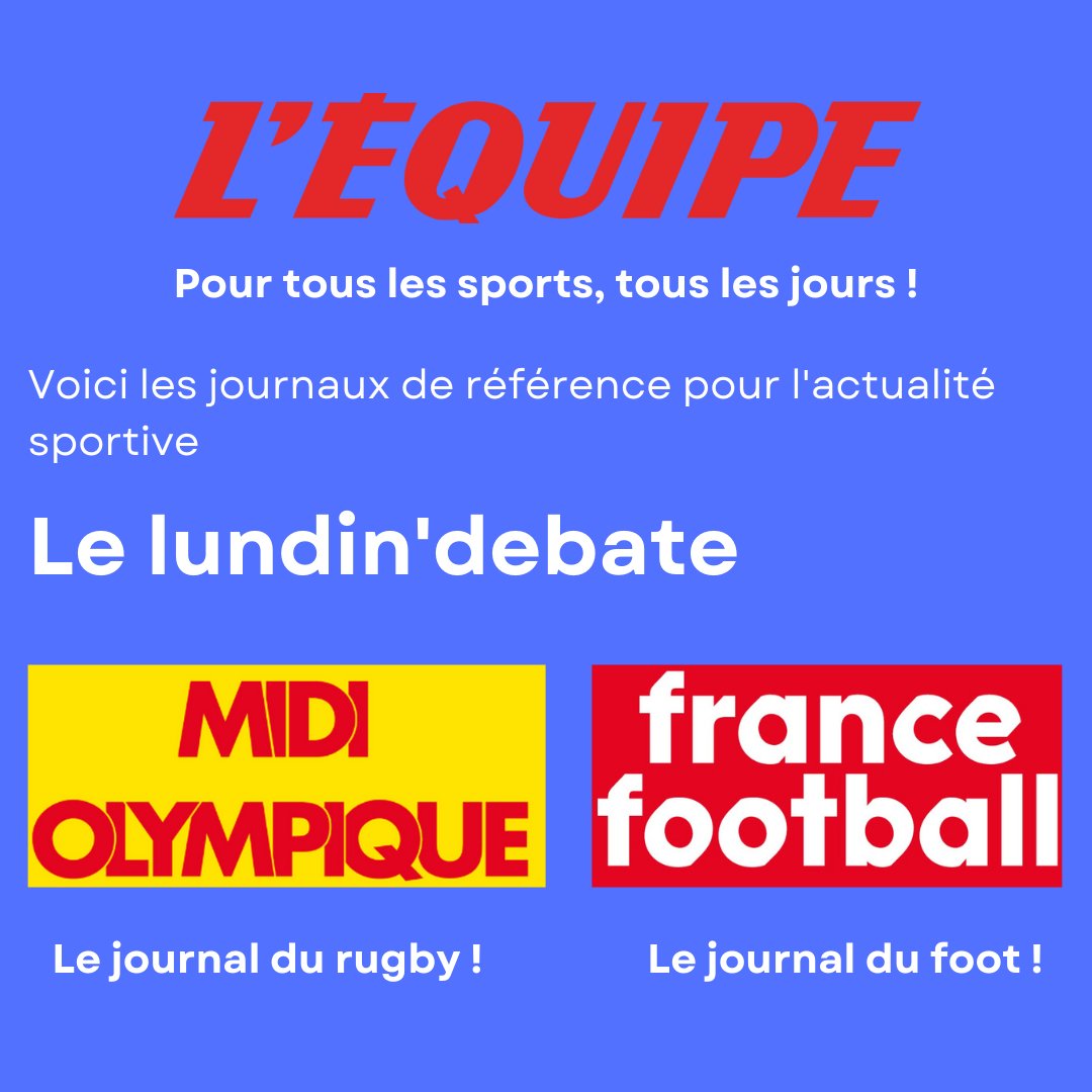 in__debate's tweet photo. Le lundin'debate

Faire du sport, c'est important mais avoir des connaissances de l'actualité sportive c'est aussi très intéressant car le sport est aujourd'hui un des piliers du débat de notre société.

#sport #journal #information #actualité #associationétudiante https://t.co/XpuD6mRJ0a