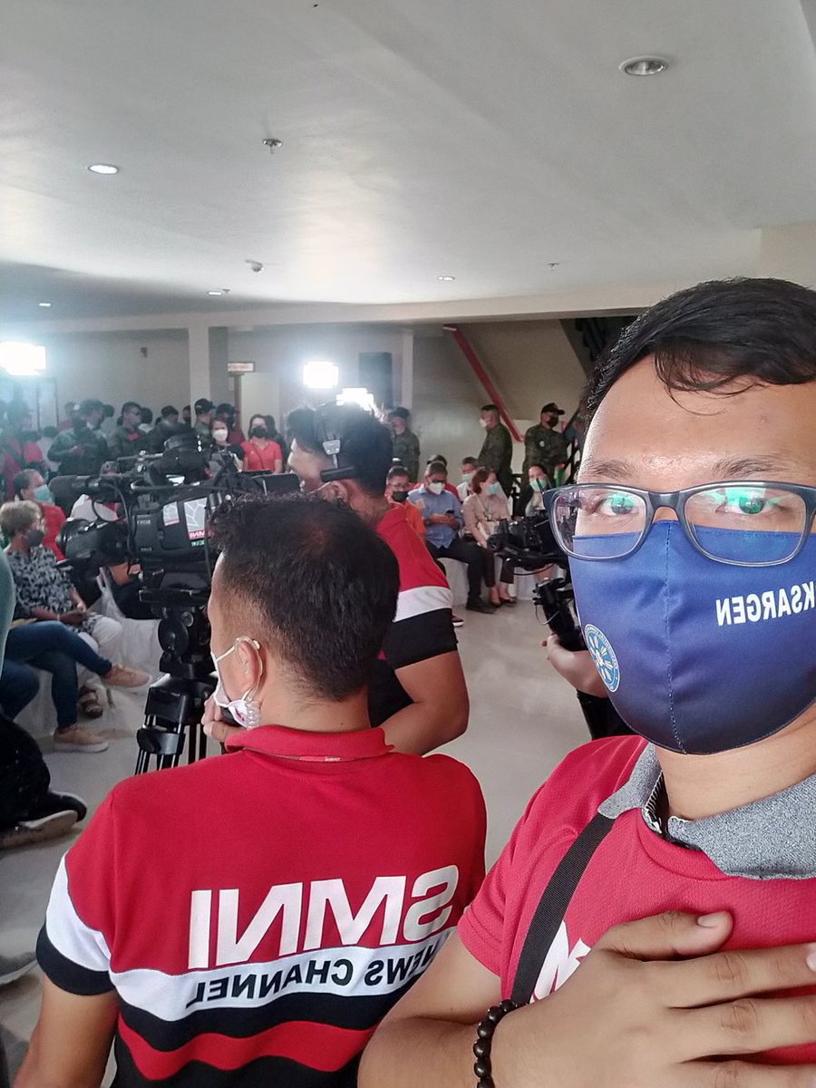 yadu_karu's tweet photo. With SMNI News Channel team for the BBM Townhall Meeting at Lambayong, Sultan Kudarat. 

#Yaduing https://t.co/borGUbbntR