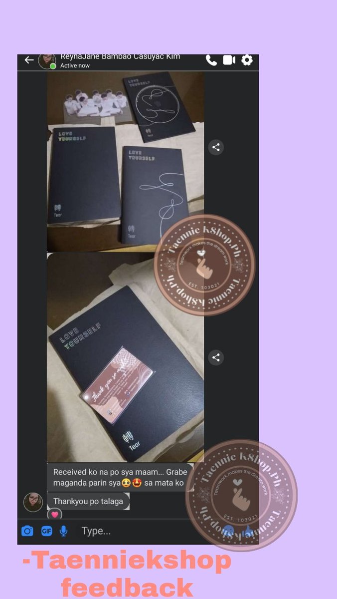 TaennieShop's tweet photo. Tysm for trusting #Taenniekshop_Feedbacks https://t.co/leJU7Doy64