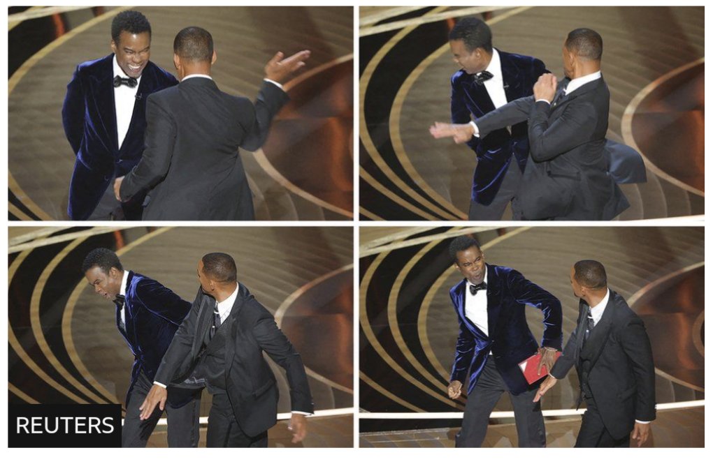 Welcome to 2022's biggest meme just waiting to be used.

#willsmith #chrisrock #Oscar2022 #Oscars #meme
