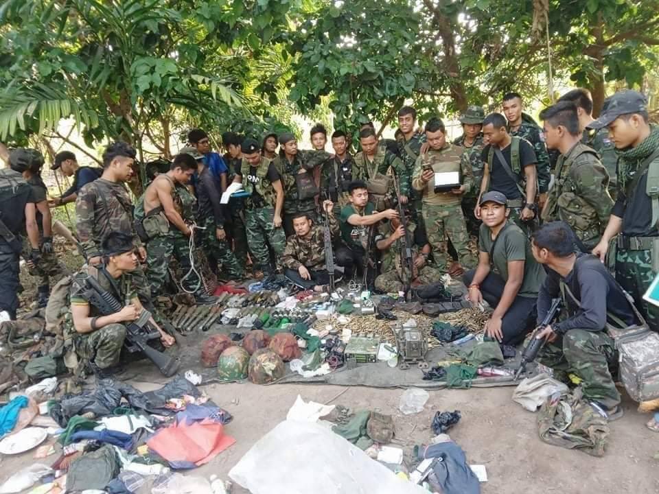 ZawWaiSoe4's tweet photo. It has been confirmed that 61 military council soldiers were killed during yesterday's battle between Myawaddy-Wal lay Highway, Myawaddy township, Karen State. #WhatsHappeningInMyanmar https://t.co/9mImwYGBUc