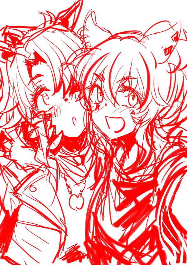「wip 」|逆毛🔞/𝘀𝗸𝗴𝗺𝟮𝗸【skeb依頼募集中】のイラスト