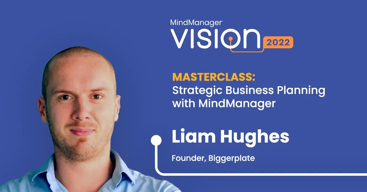Biggerplate's tweet photo. Not long until @Mindjet Vision on 30 March! Register FREE to hear from @BiggerplateLiam and other great speakers! https://t.co/gGAfLxGENV #MMVision https://t.co/z31Wzwv0ZS