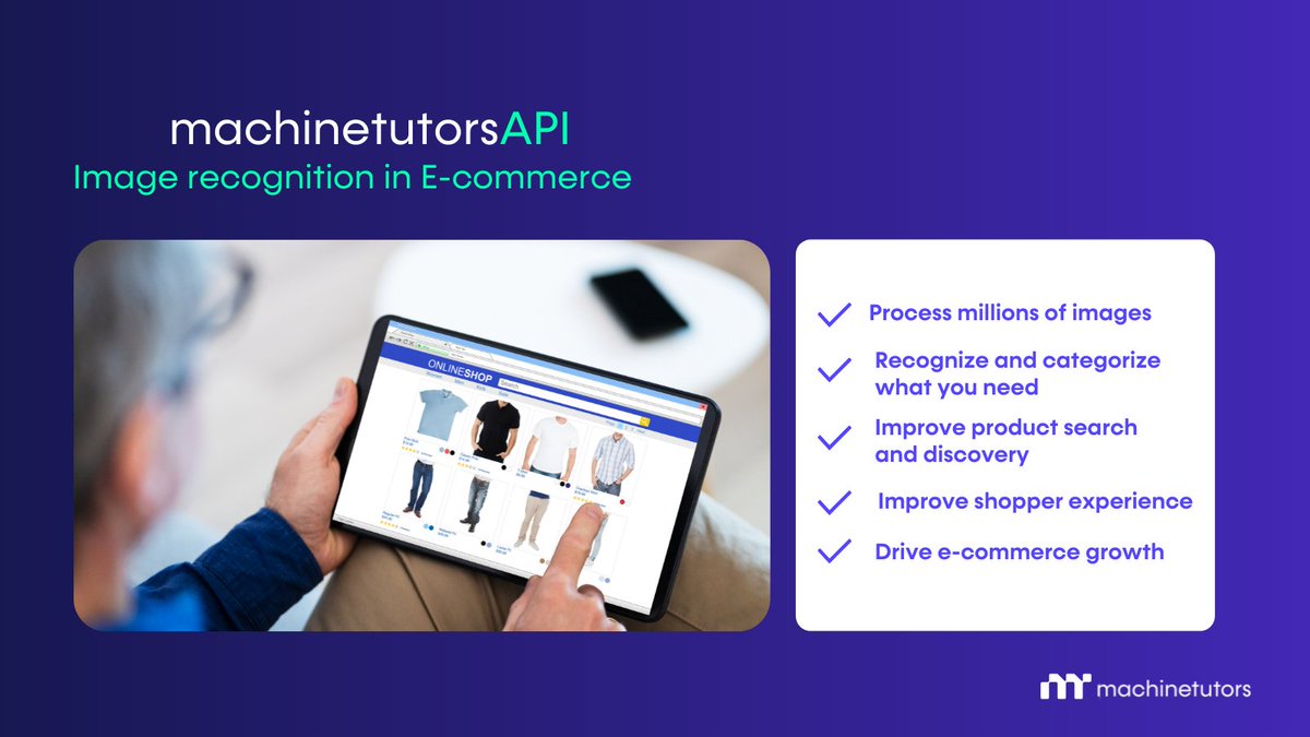 machinetutors's tweet image. #Imagerecognition technology simplifies and improves online product search, improves shopper experience &amp;amp; boosts conversion rates, ensuring that you remain competitive within your sector.
Explore #imagerecognition solutions: machinetutors.com/api

#mtAPI #ArtificialIntelligence