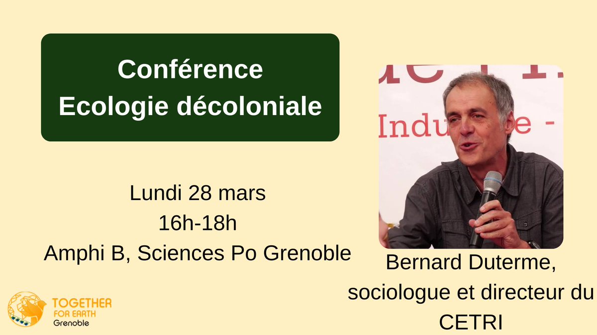 CETRI_'s tweet photo. 💥Aujourd'hui !
La crise écologique vue du Sud
👉 https://t.co/r7fYCW25WZ
Exposé de @BDutermeCETRI dans le cadre du Festival Game O’Vert de l’@UGrenobleAlpes

(Sur ce thème, voir le livre collectif coordonné par le CETRI, L’urgence écologique vue du Sud: https://t.co/pf7hbiBTSt) https://t.co/1woCu3iDRN