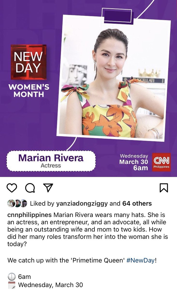 mariadongmarian's tweet image. Marian Rivera #WomensDay 2022 
March 30 po yan #CNNPH