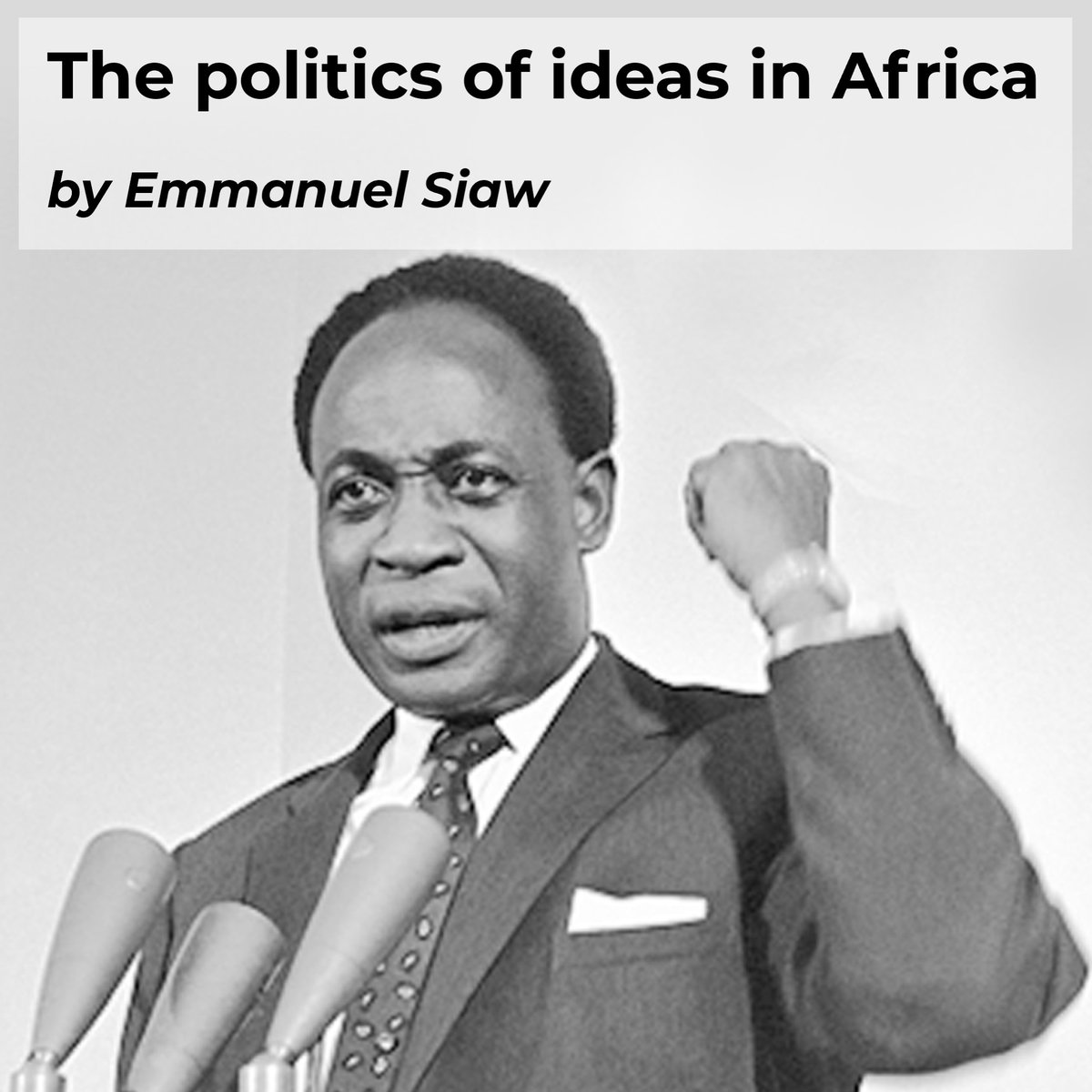 IdeologyTheory's tweet photo. What role should ideologies play in analysis of international relations? @Siaw20 examines the constraints on African states' foreign policy choices through the lens of long-running liberal-socialist tensions in Ghanaian politics.

#ideology #ghana #africa

https://t.co/yE9MH0INvL https://t.co/fAbLOmcAiW