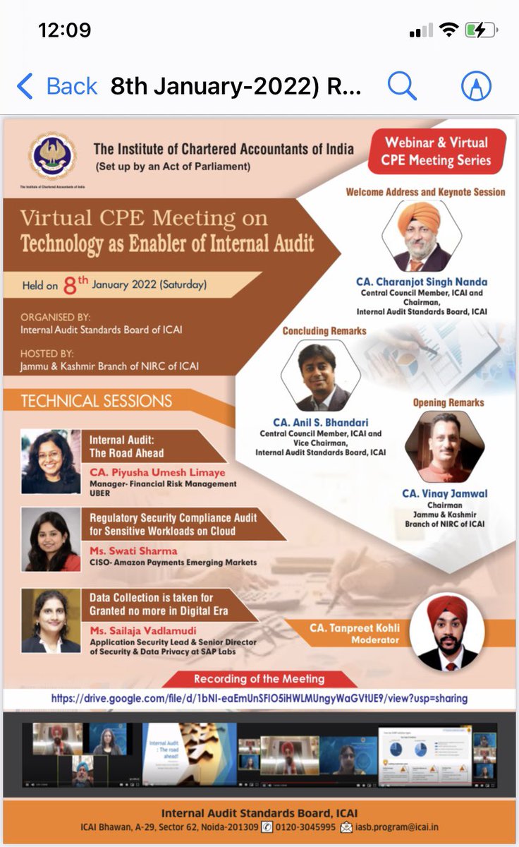 #MondayMotivation Knowledge shared is power multiplied. Instilling trust is  Protecting data &amp; Reputation #NewGame #TechasEnabler #Datacollection  #ICAI #1650participants