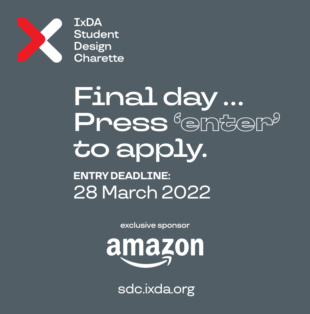 IxDA SDC tweet media