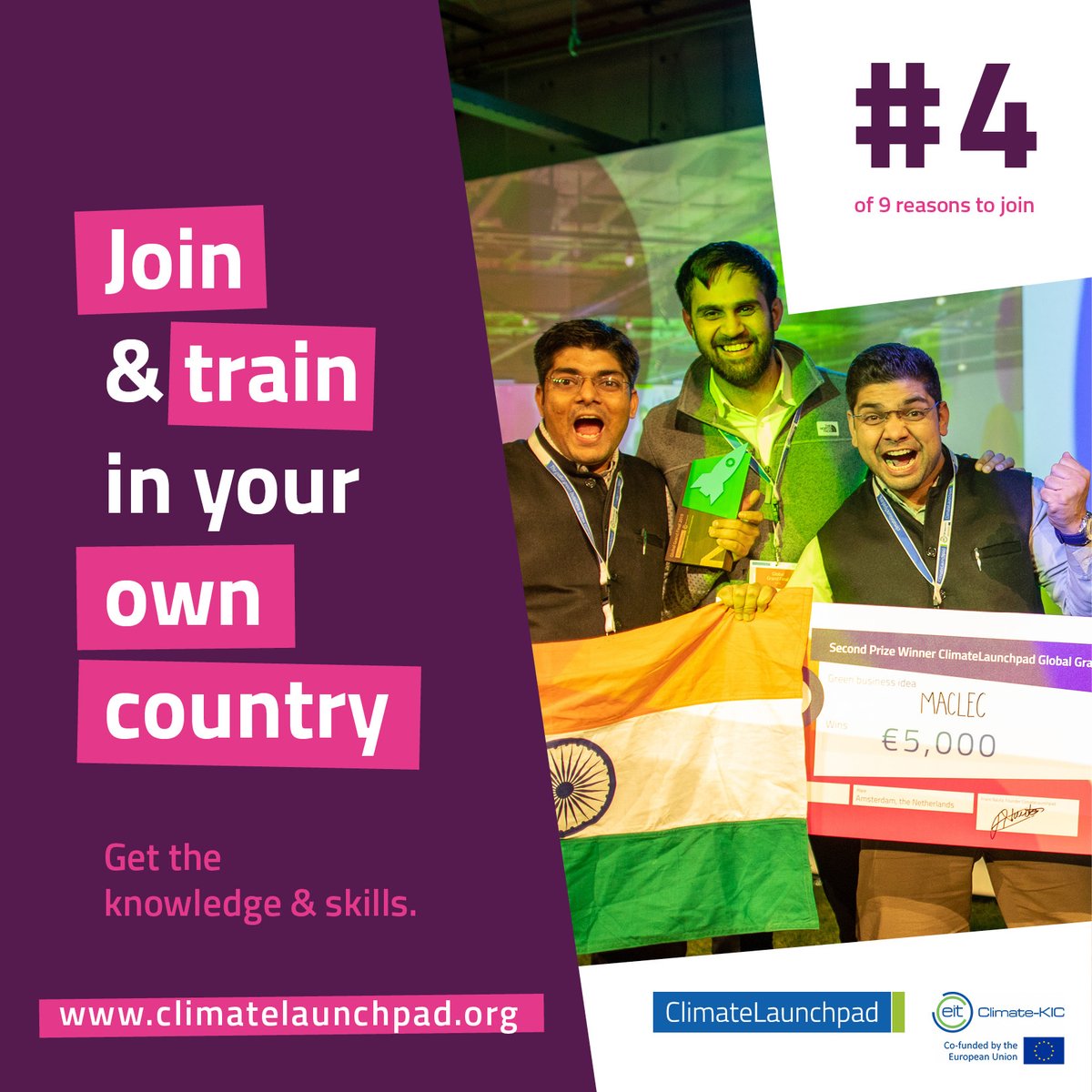 ClimateLaunchpad (@climatelaunch) on Twitter photo We’re looking for passionate people with a #greenbusiness #idea. 🌏🌱 Do you want to make a #global impact? We’re here to teach you how to turn your idea into a successful business. Join today:
climatelaunchpad.org/application-fo…
#entrepreneurship #sustainability #CLP22
<a href="/ClimateKIC/">EIT Climate-KIC</a> We’re looking for passionate people with a #greenbusiness #idea. 🌏🌱 Do you want to make a #global impact? We’re here to teach you how to turn your idea into a successful business. Join today:
climatelaunchpad.org/application-fo…
#entrepreneurship #sustainability #CLP22
<a href="/ClimateKIC/">EIT Climate-KIC</a>