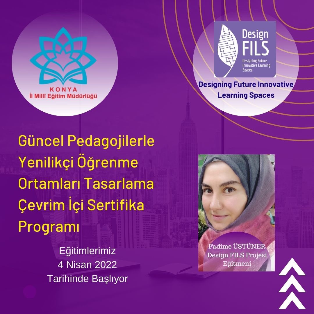 konyamem's tweet photo. *Konya Geleceğin Sınıfını Tasarlıyor*
YEĞİTEK Genel Müdürlüğümüz uhdesinde yürütülen Desing FILS projesi kapsamında verilecek olan "Güncel Pedagojilerle Yenilikçi Öğrenme Ortamları Tasarlama" konulu eğitim, 04 Nisan 2022'de başlıyor.
@tcmeb @mebyegitek @karalare67 
@SeyitAliBuyuk https://t.co/Vy72ICT6ku