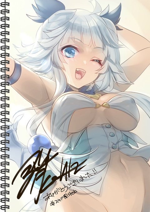 下乳アーニャさん #スケブ風skeb ご依頼ありがとうございます!
#アイギスお絵描き  #千年戦争アイギス 