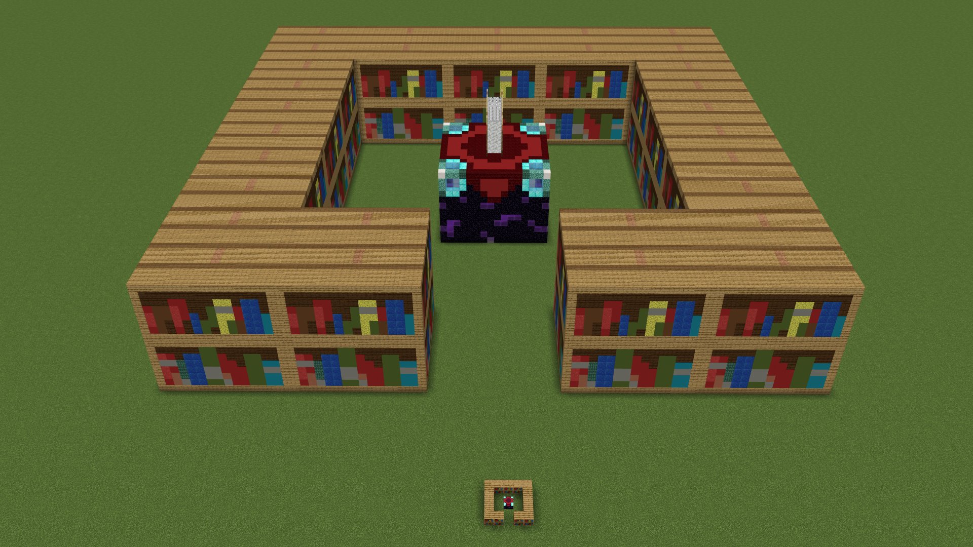 ユッキー マイクラユニーク建築士 巨大エンチャントテーブルとほんもの のエンチャントテーブル Minecraft マイクラ すごいと思ったら Rt コメントしてください T Co Rkxrxbrinw Twitter